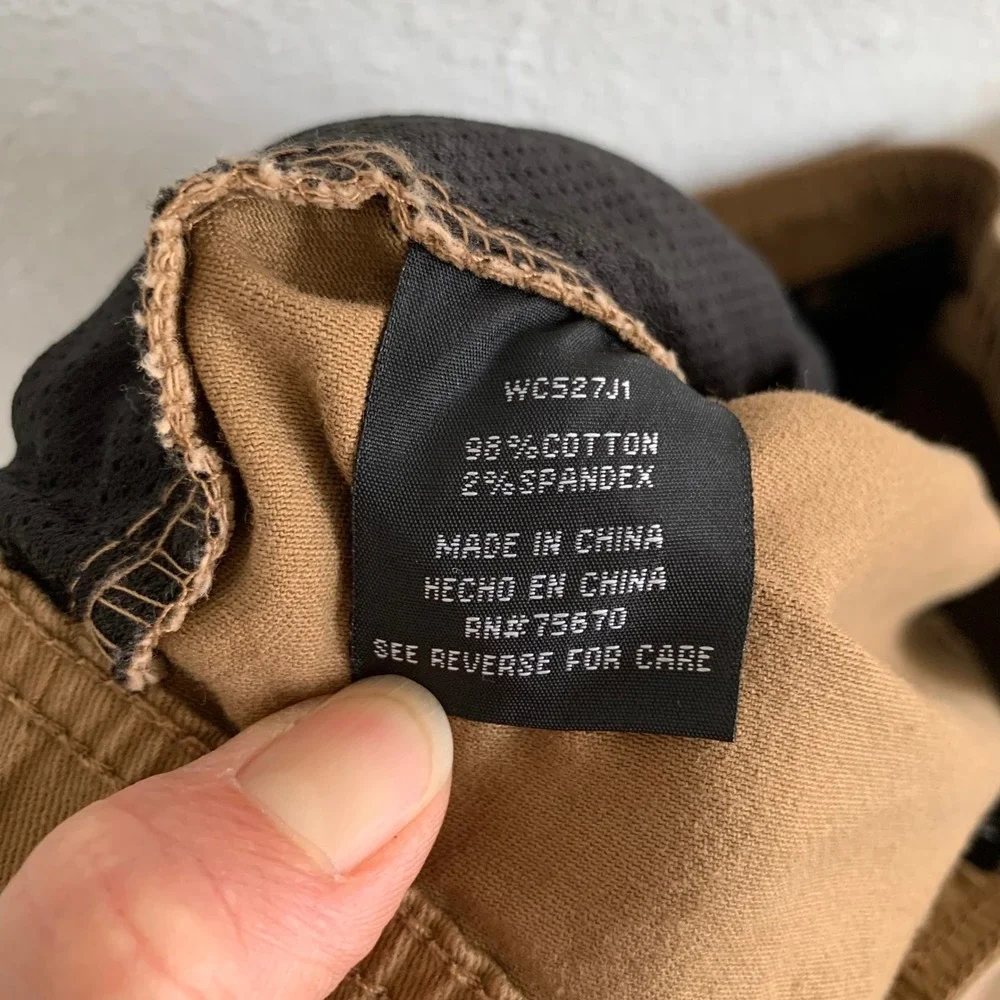WXYZ MFG CO Los Angeles Mens Brown Cargo Jogger Pants WC527J1 Size M 30x27